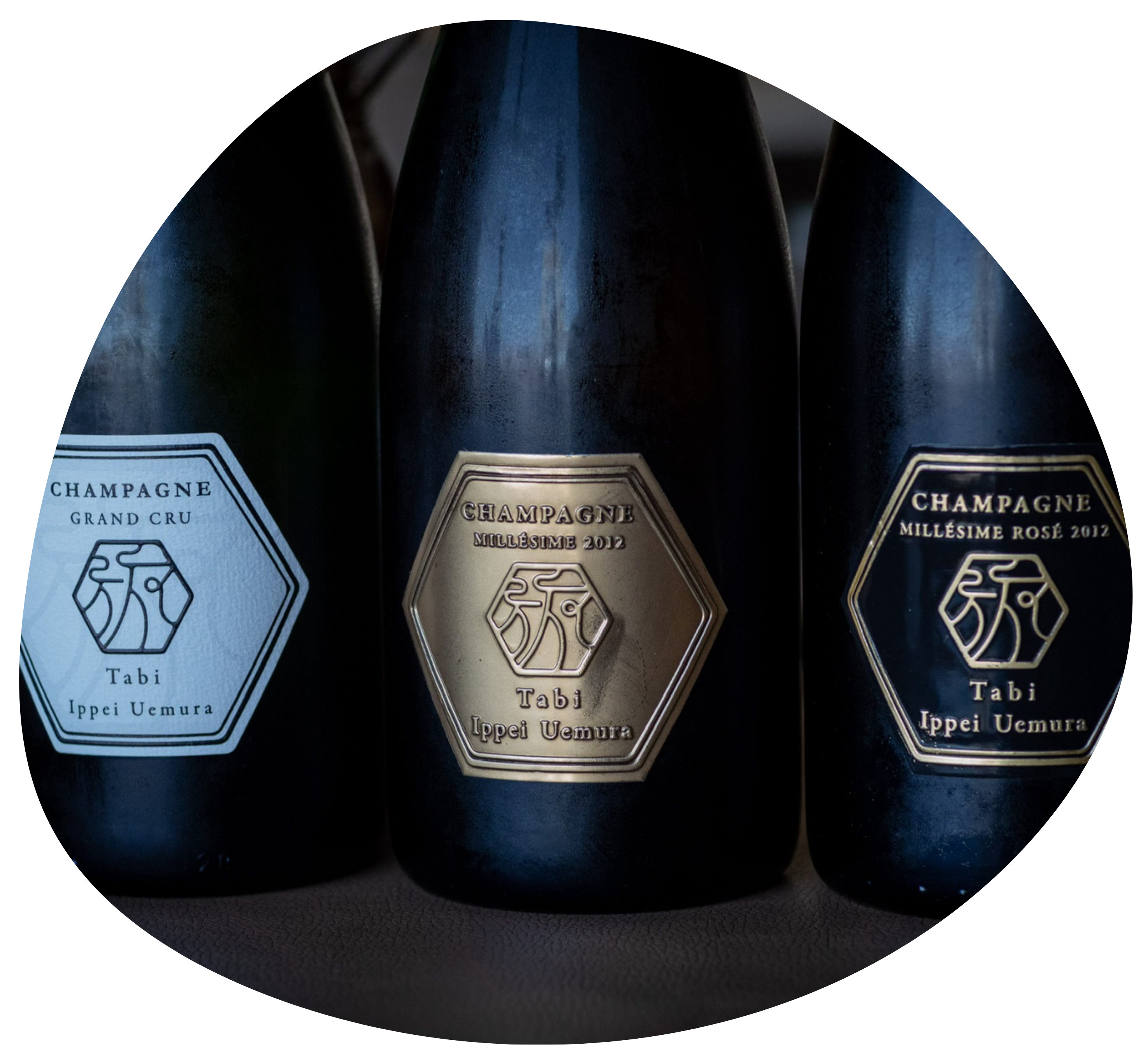 Étiquette personnalisée pour bouteilles de champagne